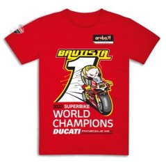 Tričko DUCATI WSBK CELEBRATION BAUTISTA červené 98770917