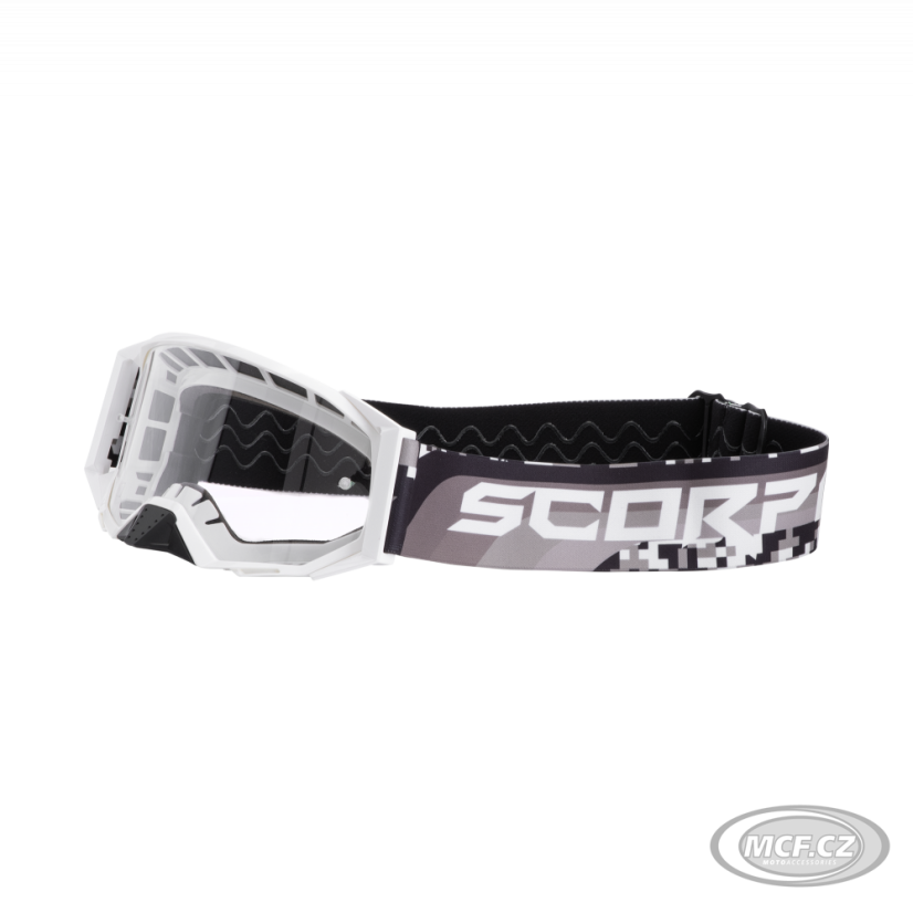 Brýle SCORPION E24 bílo/černé