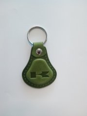 Klíčenka KAWASAKI kůže