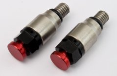 Odvzdušňovací ventily RTECH pro tlumiče SHOWA/KAYABA červené 2 ks