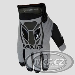 Moto rukavice POLEDNIK HRNT MXR šedé