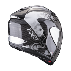 Motorcycle helmet SCORPION EXO-1400 EVO CARBON AIR ARANEA black/white