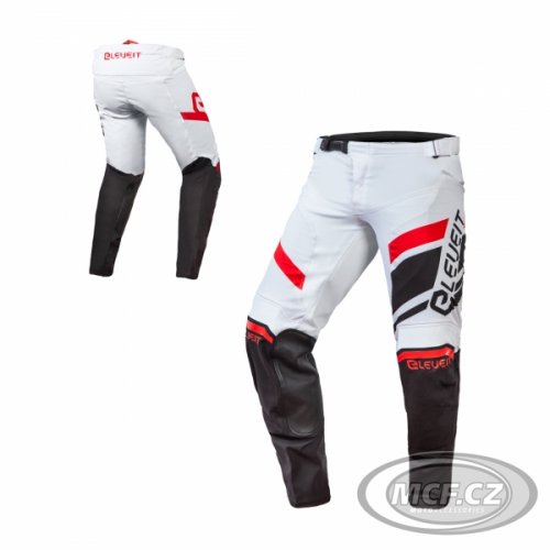 Moto kalhoty ELEVEIT X-LEGEND červeno/bílé