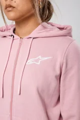 Dámská mikina ALPINESTARS AGELESS CHEST HOODIE růžovo/bílá 1232-51800 3110