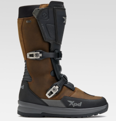 Moto boty XPD X-ADVENTURE H2OUT hnědé