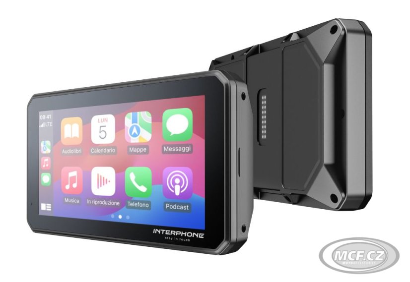 Interphone displej RIDESYNC BWM - Apple CarPlay a Android Auto pro motocykly