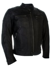 Moto bunda RICHA DETROIT černá kožená