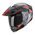 Motorcycle helmet SCORPION ADX-2 GALANE silver/black/red - PINLOCK INCLUDED