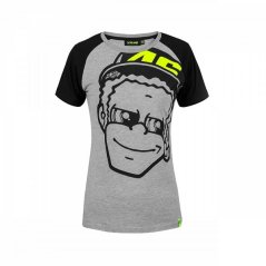 Dámské triko Valentino Rossi VR46 DOCTOR šedé 307605