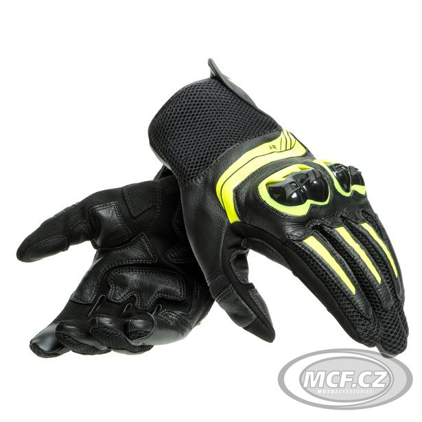 Moto rukavice DAINESE MIG 3 UNISEX černo/neonově žluté