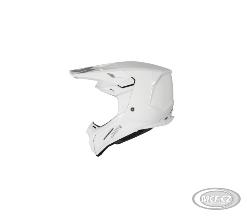 Moto přilba JUST1 J22F solid bílá