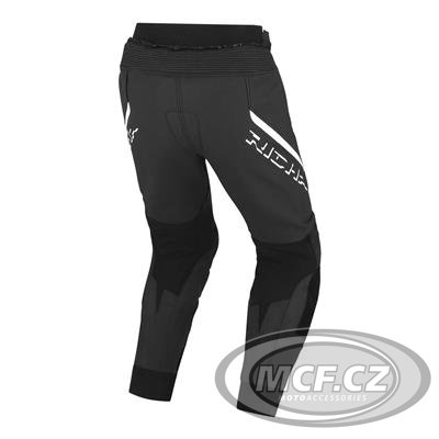 Moto kalhoty RICHA STRADALE černo/bílé kožené