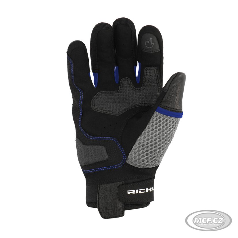 Moto rukavice RICHA MONACO MESH černo/šedé