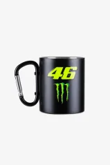 Nerezový hrnek VR46 MONSTER METAL černý 567304