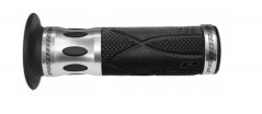 Rukojeti na moto PROGRIP stříbrné PA0728