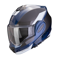 Moto přilba SCORPION EXO-TECH EVO TEAM modro/černo/bílá