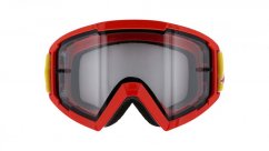 Motokrosové brýle RED BULL SPECT MX WHIP červené s čirým sklem 008