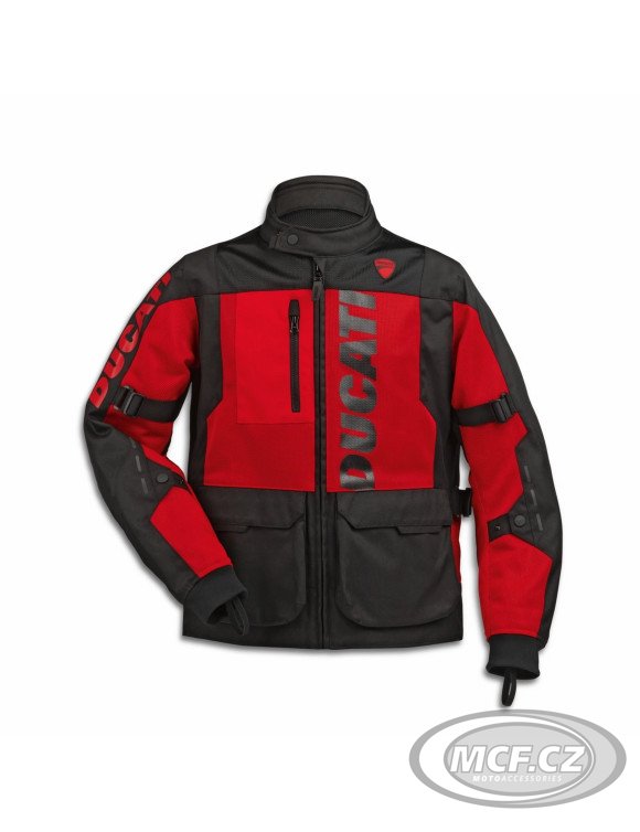 Textilní bunda DUCATI TOUR SUMMER C1 2.0 černo/červená 98109571