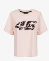 Dámské triko VR46 ANIMALIER 46 růžové 526623
