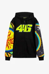 Mikina VR46 Sole Luna Heritage černá 564304