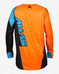 Motokrosový dres ALIAS MX A1 ANALOGUE černo/neonově oranžový 2163-374