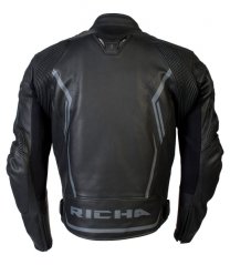 Moto bunda RICHA ASSEN černá - nadměrná velikost