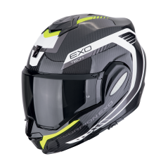 Moto přilba SCORPION EXO-TECH EVO CARBON COSY černo/fluo žlutá