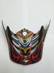 Kšilt SCORPION VX-17 AIR CALAVERA červený