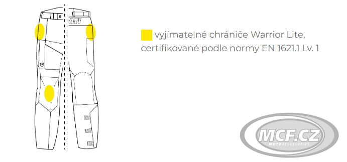 Textile trousers DUCATI Tour Summer C1 black 98109573