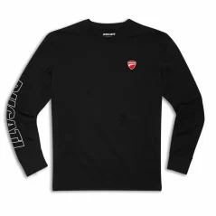 Pánské triko DUCATI Essential černé 98780470