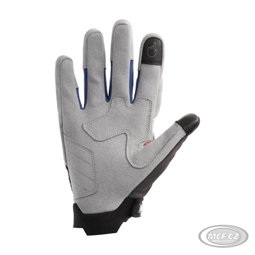 Moto rukavice RICHA R-MX šedo/červené