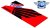 Koberec pod moto 80x250cm HONDA HRC červeno/černo/bílý 601