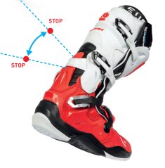 Moto boty ELEVEIT X-LEGEND bílo/černo/červené