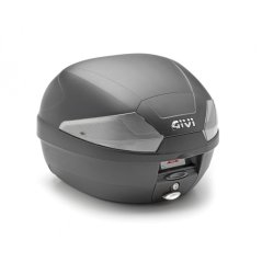 Kufr GIVI černý B 29NT2 s černý s čirými/kouřovými odrazkami (Monolock s vlastní plotnou), 29l
