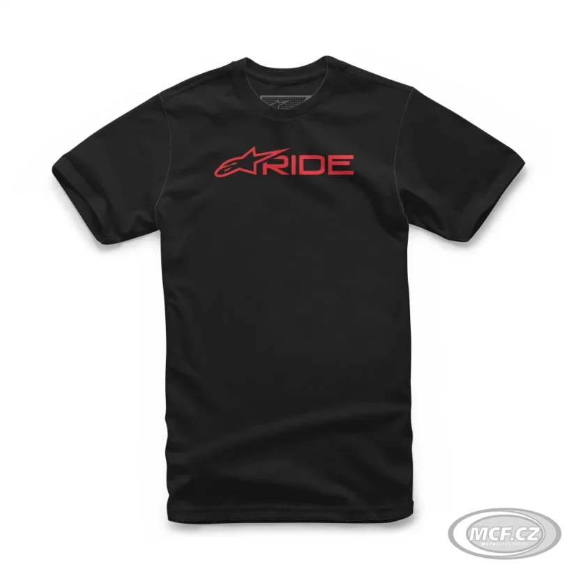 Triko ALPINESTARS RIDE 3.0 TEE černo/červené 1232-72200 1030