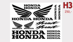 Samolepky HONDA H3 různé barvy