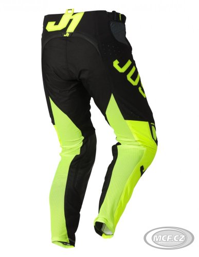 Moto kalhoty JUST1 J-FLEX ADRENALINE černo/fluo žluté