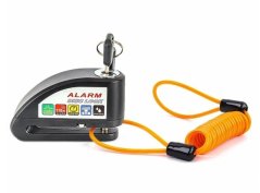 Zámek na motorku s alarmem TXR 110db černý