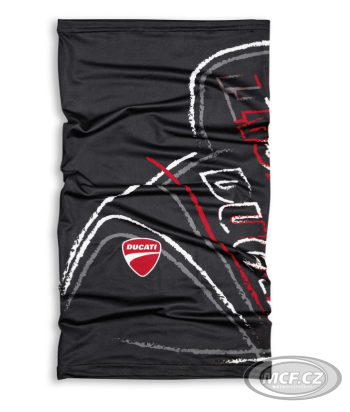 Nákrčník DUCATI Sketch černý 987703700