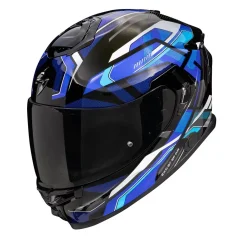 Motorcycle helmet SCORPION EXO-GT SP AIR AUGUSTA black/grey/blue