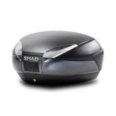 Vrchní kufr na motorku SHAD D0B48300 SH48 tmavě šedo/černý se zámkem PREMIUM SMART