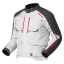 Moto bunda RICHA TAURUS šedo/červená