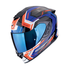 Motorcycle helmet SCORPION EXO-1400 EVO II AIR LINART  black/blue/red