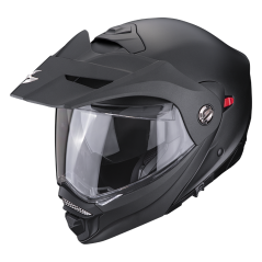 Motorcycle helmet SCORPION ADX-2 solid pearl matt black - PINLOCK INCLUDED