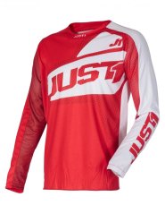 Dres JUST1 J-FORCE VERTIGO červeno/bílý