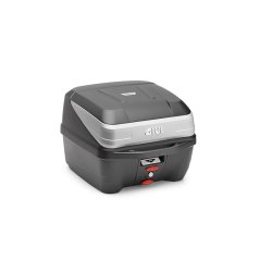 Kufr GIVI BOLD B32N černý (Monolock s vlastní plotnou), 32L, stříbrný plast na víku