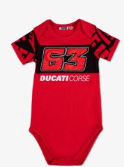 Dětské body VR46 BAGNAIA 63 Ducati červené 499907