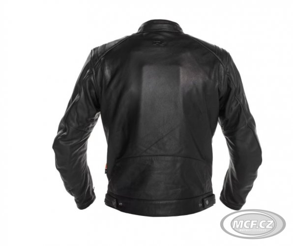 Moto bunda RICHA RETRO RACING 3 černá kožená - nadměrná velikost