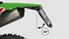 Držák SPZ pod blatník RTECH INTEGRA STREET bílý R-PTLEDOBN312