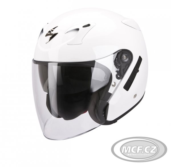 Moto přilba SCORPION EXO-220 solid bílá